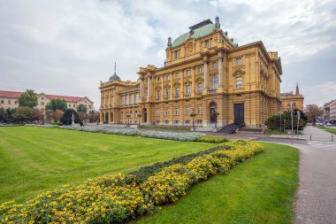 Zagreb kenti Hırvatistan 'da tarihi binalara sahip