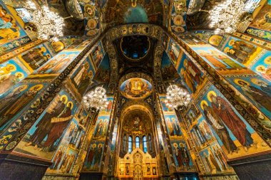 Eski Hıristiyan kilisesinin içinde