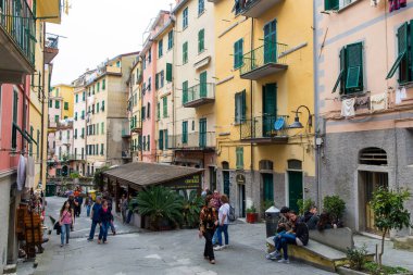 İsveç 'teki Stockholm şehrinin sokak manzarası