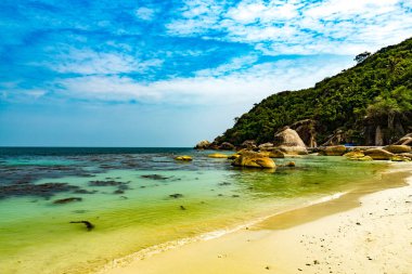 Güzel tropikal plaj ve deniz