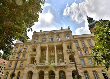 İsveç 'teki eski Stockholm şehri manzarası