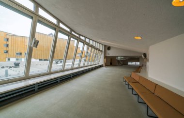 Avrupa 'daki modern binanın içi