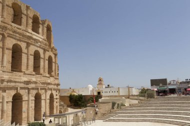 İsrail 'in ünlü Kudüs şehrinin manzarası