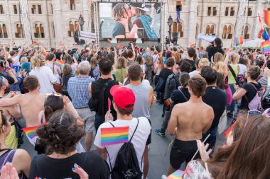 07 Temmuz 2018 - Budapeşte, Macaristan: Budapeşte 'de LGBT geçidi