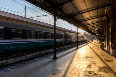 Şehirdeki tren istasyonu.