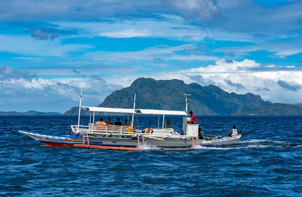 Båt Havet Filippinerna — Stockfoto