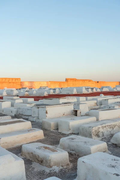 Vecchio Cimitero Con Lapidi Marocco — Foto Stock