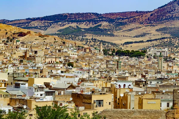 Вид Воздуха Старый Город Марокко — стоковое фото