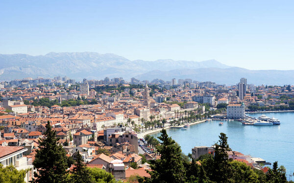 view of the city of monaco in the summer