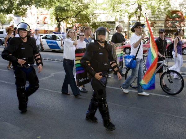 Budapest Hungria Julho 2017 Pessoas Não Identificadas Participam Vigésima Segunda — Fotografia de Stock