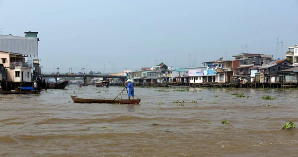 Fishing Boats River — Stock Photo, Image