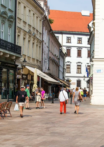 Widok Ulicę Miasta Sztokholm Szwecji — Zdjęcie stockowe