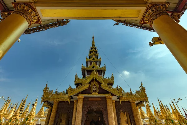 Pagoda Oro Wat Phra Kaew Bangkok Tailandia — Foto de Stock