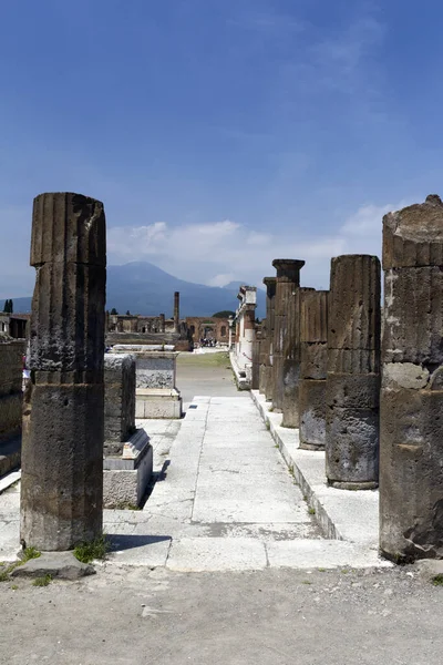 Starożytne Ruiny Pompei Włochy — Zdjęcie stockowe