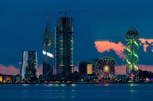 Batumi Georgia Juli 2015 Blick Auf Batumi Bei Sonnenuntergang — Stockfoto