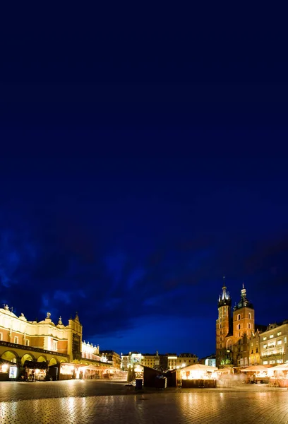 Vista Nocturna Del Casco Antiguo Prague —  Fotos de Stock