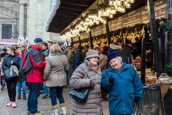 Vánoční Trh Mnichově Německo — Stock fotografie