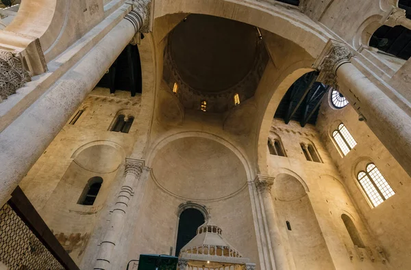 Bari Italien Juni 2017 Das Innere Der Basilika Sankt Nikolaus — Stockfoto