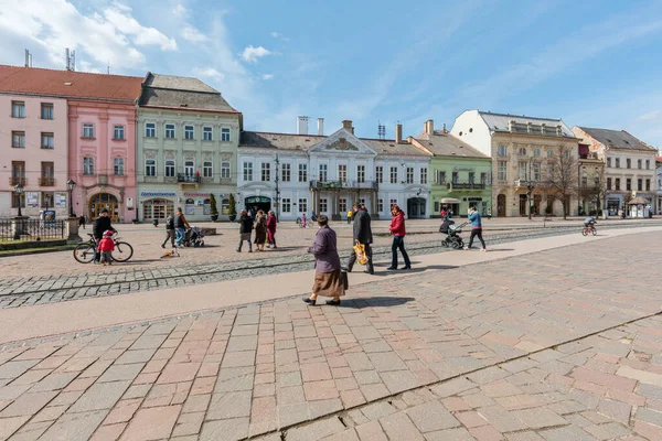 ポーランドのワルシャワにある旧市街広場の眺めです — ストック写真