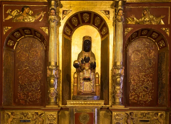 Bogota Colombia Octubre 2015 Interior Iglesia Montserrate Dedicada Señor Caído — Foto de Stock