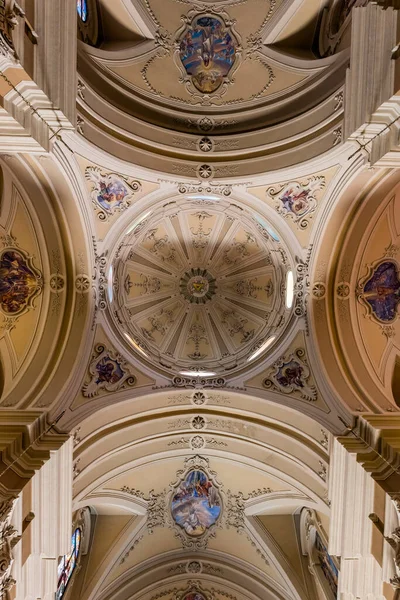 Ostuni Italia Junio 2017 Interior Barroco Iglesia San Francesco Assisi —  Fotos de Stock