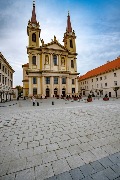 Vista Cidade Velha Szombathely Hungria — Fotografia de Stock