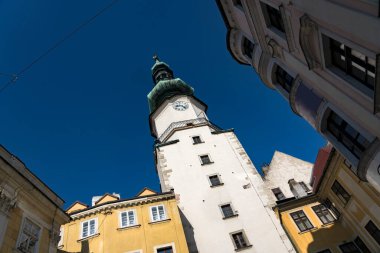 Prag 'daki eski belediye binasının manzarası