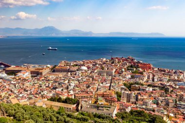 Hırvatistan 'ın eski Dubrovnik kasabasının hava manzarası