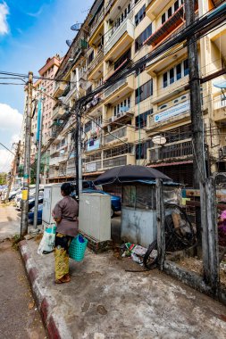 Geleneksel Asya şehir sokağı