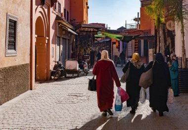Fas 'taki geleneksel eski şehir