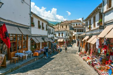 Eski Dubrovnik kasabasının sokak manzarası, Hırvat