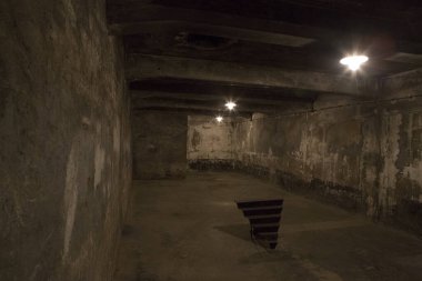 Şehirdeki eski terk edilmiş fabrika.