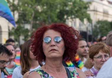 07 Temmuz 2018 - Budapeşte, Macaristan: Budapeşte 'de LGBT geçidi