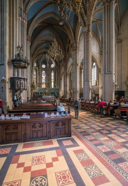 Eski Hıristiyan kilisesinin içinde