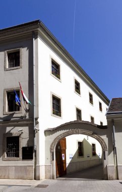 İsveç 'teki Stockholm şehrinin tipik sokak manzarası