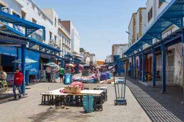 Eski şehir Safi 'nin sokak manzarası, Fas