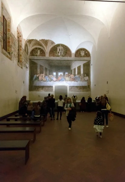 Interno Della Chiesa San Giorgio Sullo Sfondo — Foto Stock