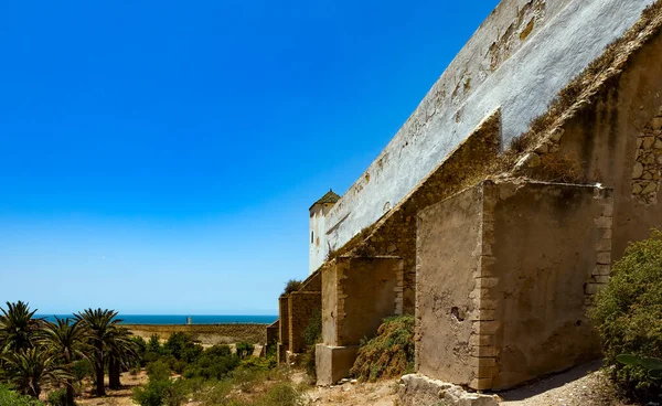 Gedung Putih Benteng Portugal Kota Safi Maroko — Stok Foto