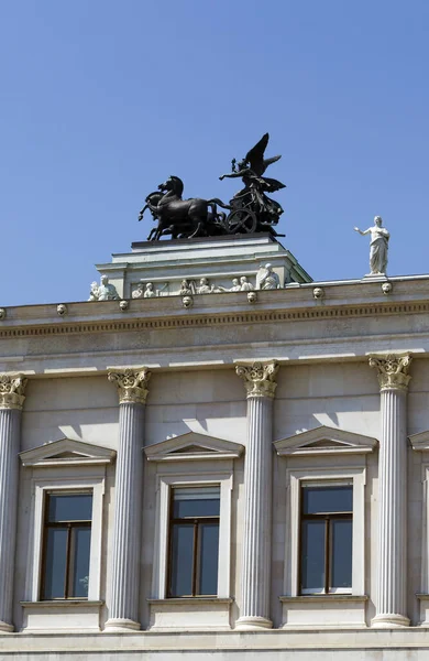 Fasaden Byggandet Staden Madrid — Stockfoto
