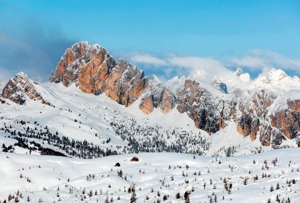 Winterlandschaft Den Schweizer Alpen — Stockfoto
