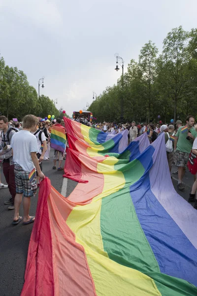 Budapest Hungría Julio Personas Identificadas Participaron Desfile Del Orgullo Gay —  Fotos de Stock