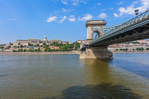 Uitzicht Danube Rivier Budthe — Stockfoto