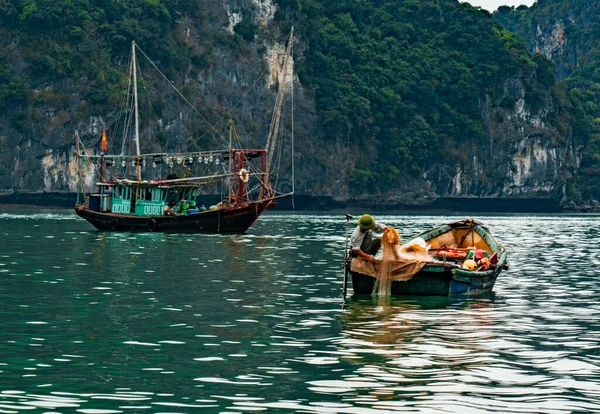 Gyönyörű Halong Bay Vietnamban — Stock Fotó