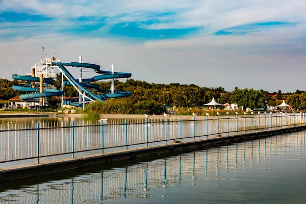 Aquapark Flodkusten Dagtid — Stockfoto