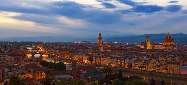 Vista Florencia Desde Piazzale Michelangelo —  Fotos de Stock