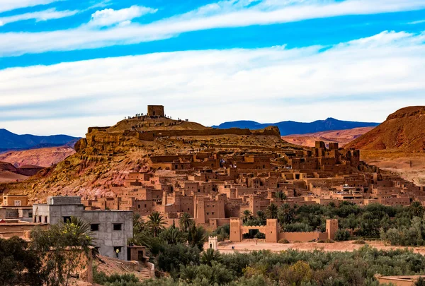 Oude Marokkaanse Stad Bergdal — Stockfoto