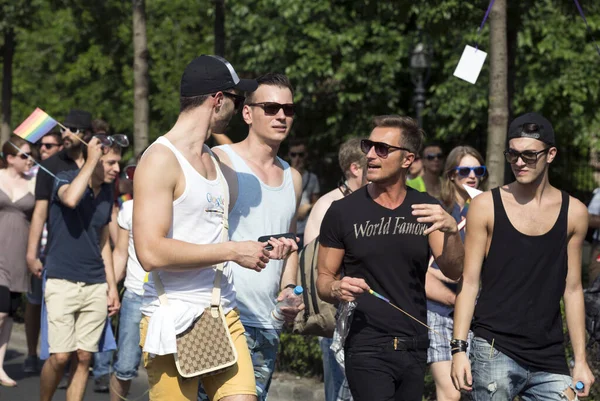 Budapest Hungary July Unidentified People Took Part Budapest Gay Pride — Stock Photo, Image