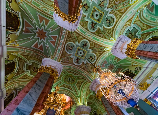 Interieur Van Oude Christelijke Kerk — Stockfoto