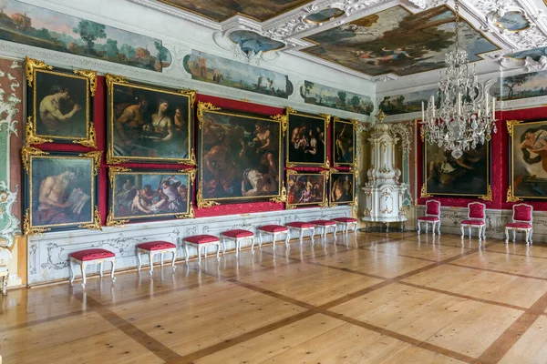 Graz Austria May Eggenberg Palace的内政 2014年5月2日在格拉茨 宫殿建于1625 1635年 是施蒂里亚最重要的巴洛克宫殿建筑群 — 图库照片
