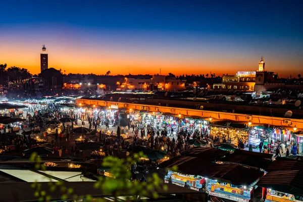 Luchtfoto Van Traditionele Stad Marokko — Stockfoto